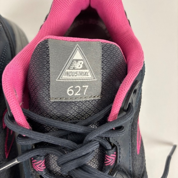 New Balance Work Shoes/Low Boots, Gray Pink, 627 Industrial Steel Toe, Sneaker - Picture 4 of 11